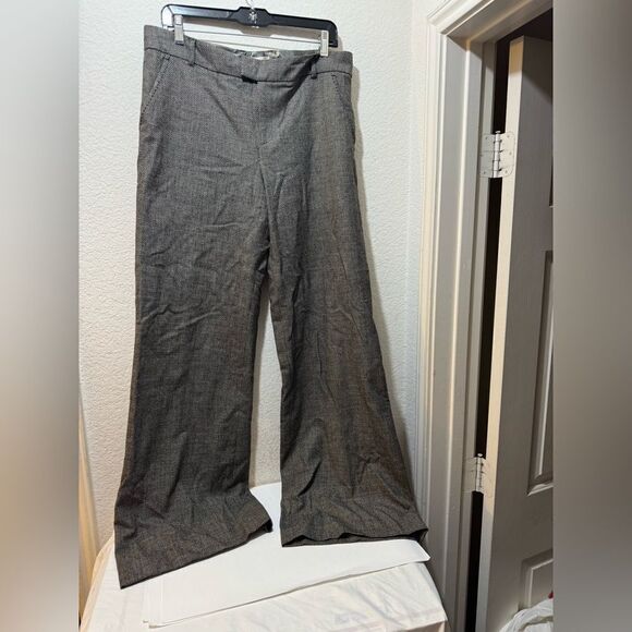 Rebecca Taylor Wide Leg Pants 95% wool  Size 12 - Picture 1 of 10